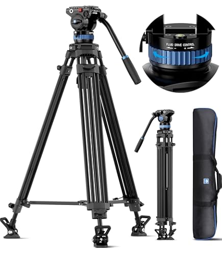 Amazon | Libec ビデオ三脚 DVシリーズ TH-650DV キャリングケース付