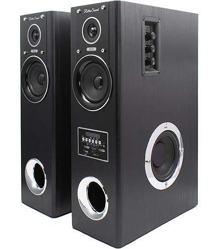 Amazon.co.jp: [東京Deco] サウンドスピーカー 最大80W アンプ内蔵