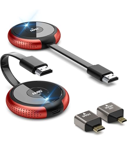 Amazon | ワイヤレス hdmi 送受信 hdmi 無線 送受信機 AIMIBO 5Ghz/30M