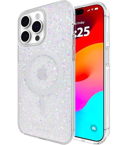 Amazon.co.jp: Kate Spade New York iPhone 15 Pro ケース、MagSafe