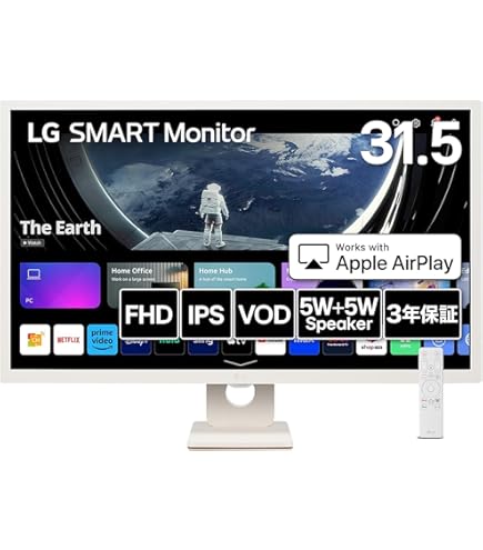 Amazon.co.jp: LG スマートモニター / 27SR50F-P/MyView Smart Monitor