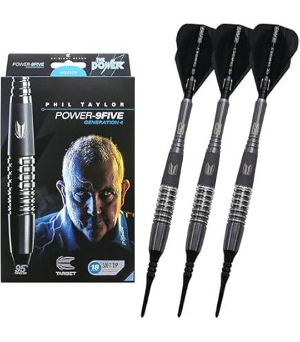 Amazon | ソフトダーツ TARGET POWER 9FIVE G5(ジェネレーション5) 2BA