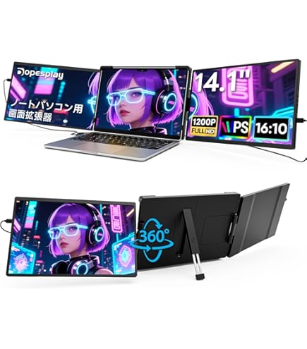 Amazon.co.jp: MP Mobile Pixels Trio Max 14.1インチ ポータブル