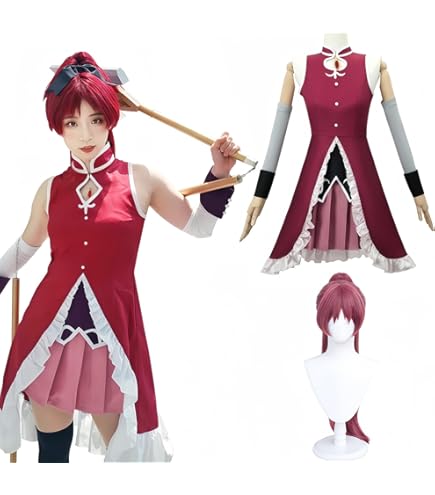 Amazon.co.jp: 漫天王 魔法少女まどか☆マギカ 佐倉杏子 コスプレ衣装+