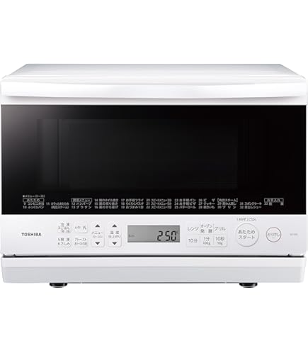 Amazon | ER-TD80-W 東芝 過熱水蒸気オーブンレンジ 26L 石窯オーブン