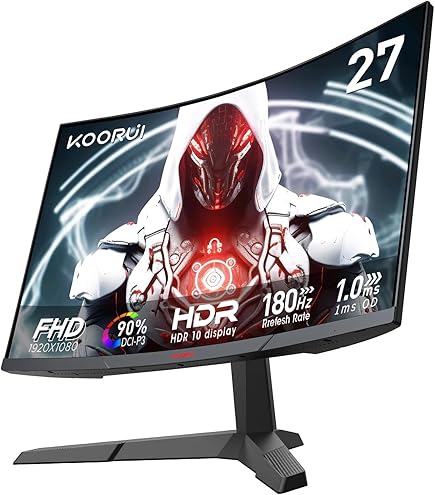 Amazon.co.jp: KOORUI 24.5インチ ゲーミングモニター 200Hz FHD 1080p