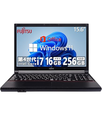 Amazon.co.jp: 【整備済み品】 富士通 FUJITSU ノートパソコン FMV