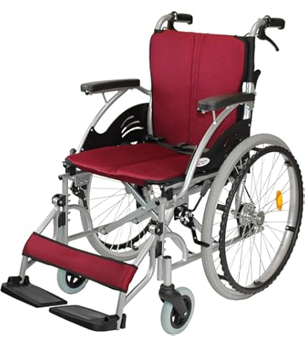 Amazon | ケアテックジャパン 自走式車椅子 CA-70SU スマイル (ワイン