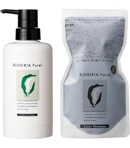 Amazon.co.jp: RISHIRIA Furel One Step Color Cream Shampoo (Dark