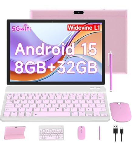 Amazon.co.jp: Android 15タブレット、10インチ 8GB RAM+32GB ROM+1TB