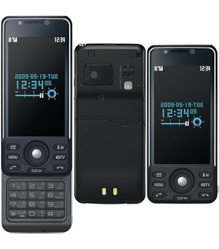 Amazon | docomo STYLE series P-03D [Black] | 携帯電話本体 通販