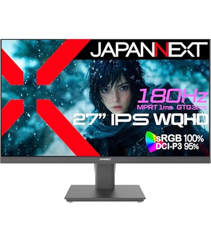 Amazon.co.jp: JAPANNEXT 27インチ モニター WQHD 2560x1440解像度 TN