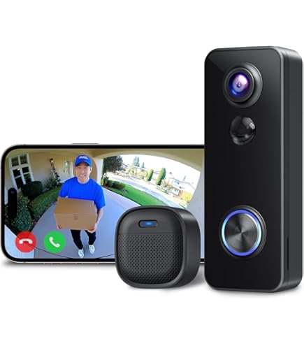 Amazon.co.jp: 【AOSU 2K インターホン ワイヤレス カメラ付き 外出先