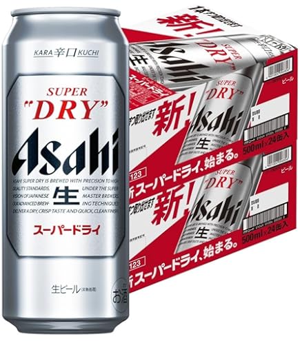 Amazon.co.jp: [2CS] アサヒ スーパードライ (500ml×24本)×2箱 : 食品