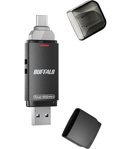 Amazon | バッファロー SSD-PUT1.0U3-BKC [USB3.2 ポータブルSSD 1.0TB