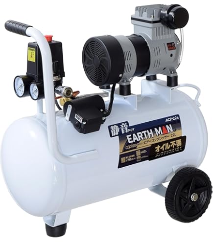 Amazon | 山善(YAMAZEN) オイルレスミニコンプレッサー ブルー YCP-12