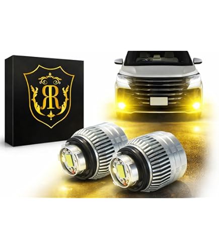 Amazon | 爆光 L1b ライムイエロー LEDフォグランプ 純正比34倍照射