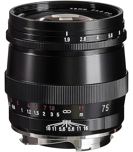 Amazon.co.jp: VoightLander 単焦点レンズ HELIAR classic 75mm F1.8