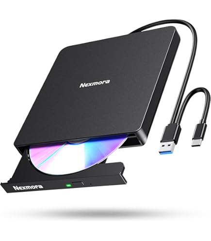 Amazon.co.jp: USB-C外付けDVD/CDライタープレーヤー光学式ドライブ