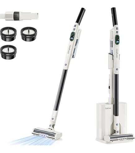 Amazon | UWANT コードレス掃除機 3段階吸引力 自動ゴミ収集