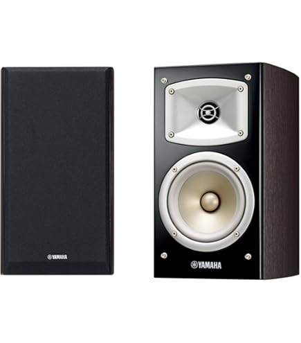 Amazon.co.jp: YAMAHA NS-90 (MC) Bookshelf Speaker (Wood Grain