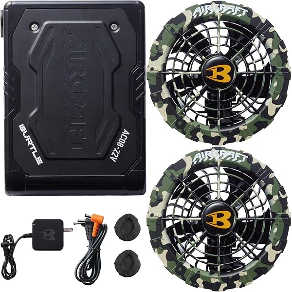 Amazon.co.jp: [バートル] カラーファン+22Vバッテリーセット AC08+