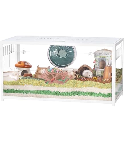 Amazon | ZXM小動物・爬虫類用ペットケージ 木製無垢材 前面アクリル板