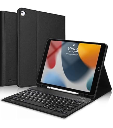 Amazon | iPad 10.2インチ 第7世代 超薄レザーケース付き Bluetooth