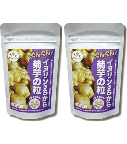 Amazon | Eveway(エヴァウェイ) イヌリンのちから 菊芋の粒 180粒