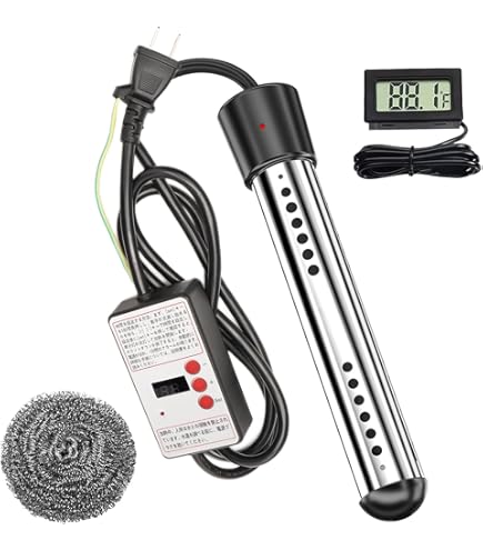 Amazon | 大栄 投込みヒーター S-10 1000W | 投げ込みヒーター | 産業