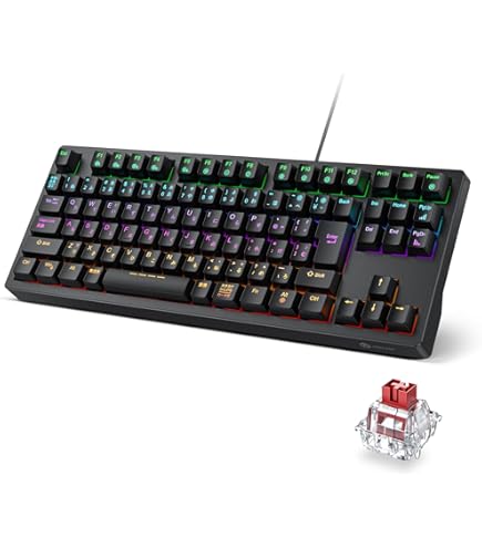 Amazon.co.jp: ぶいすぽっ VSPO!GEAR ゲーミングキーボード 藍沢エマ