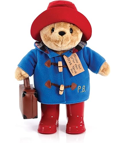 Amazon.co.jp: パディントンベア EDEN TOYS ぬいぐるみ くま 青帽子 赤