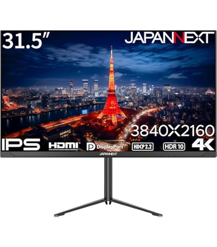 Amazon.co.jp: JAPANNEXT 31.5インチ ゲーミングモニター 144Hz 1ms 4K
