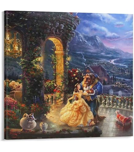 Amazon.co.jp: ディズニー ポスター ベル 野獣 美女と野獣 30cm × 78.5