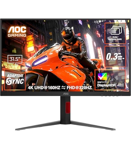 Amazon.co.jp: JAPANNEXT 31.5インチ ゲーミングモニター 144Hz 1ms 4K