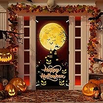 Amazon.co.jp: Neiang ハロウィン タペストリー 縦長 約90cm×185cm