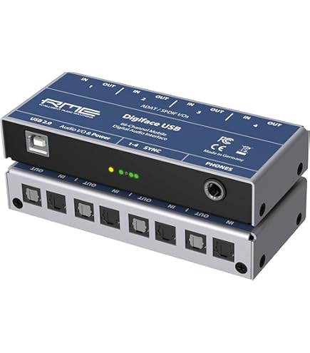 Amazon.co.jp: RME ヘッドホンアンプ・DAC FireFace 400 : 楽器・音響機器