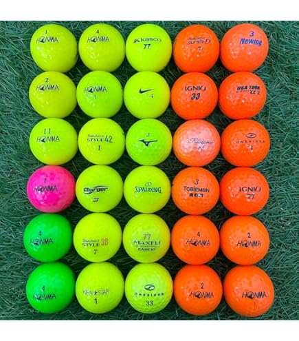 Amazon.co.jp: とても綺麗な最上級ロストボール お得セット 30球 30個