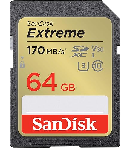 Amazon | SanDisk 64GB SDXC SD Ultra Memory Card Works with Sony