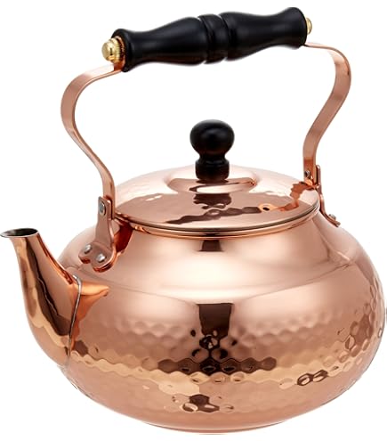 Amazon｜新光金属(Sinkoukinzoku) ケトル 素銅 2.0L 鎚目入れケトル S