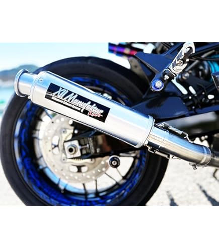 Amazon | W2-33BK APE50 エイプ50 専用 マフラー 手曲げ ワンズ管SP