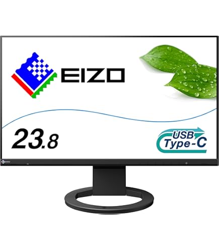 Amazon.co.jp: EIZO カラー液晶モニター 23.8型 ブラック EV2460-BK