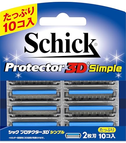 Amazon.co.jp: シック Schick プロテクター3D 替刃(8コ入り