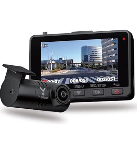 Amazon | ユピテル 前後2カメラ ドライブレコーダー DRY-TW9100d WiFi