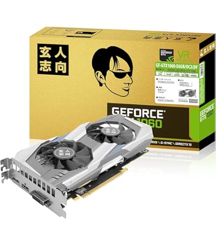 Amazon | Palit NVIDIA GeForce GTX1060 6GB StormX(Dual-Link DVI-D×1