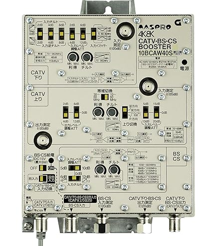 Amazon.co.jp: マスプロ 4K・8K衛星放送（3224MHz）対応 共同受信用