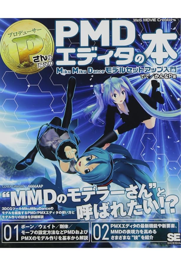 MikuMikuDance キャラクターモデルメイキング講座 Pさんが教える3D