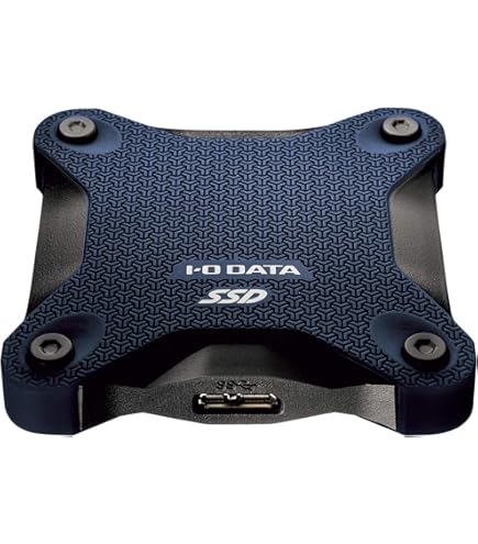 Amazon | I-O DATA ポータブルSSD 960GB 小型 USB3.1(Gen1) 耐衝撃 Mac