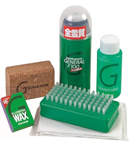 Amazon | スノボ 板 ワックス セット ガリウム配合 簡易ワックス