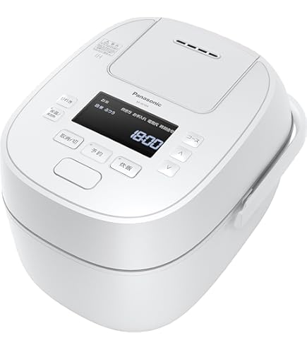 Amazon | パナソニック 炊飯器 5.5合 圧力IH式 Wおどり炊き ホワイト